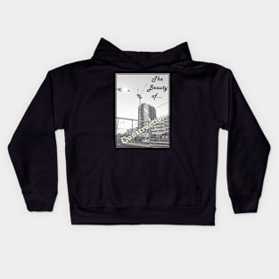 The Beauty of Construction Kids Hoodie